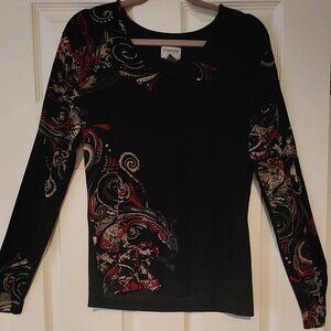 CHICOS Top - Whimsical Print